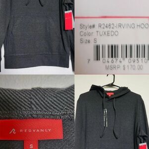 Redvanly Men's Gray Hoodie Sweater